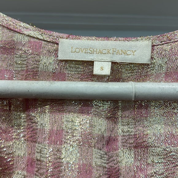 Loveshackfancy stormi gingham maxi dress size small - Picture 2 of 7